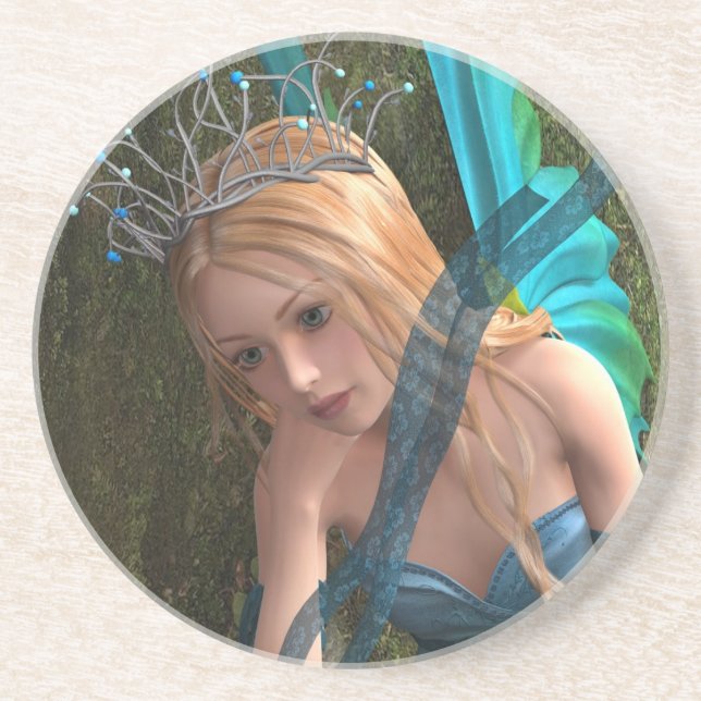 Cute Fairy Drink Coaster (Front)