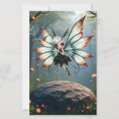 Cute Fairy Guardian in Magical Forest  (Back)