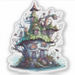 Cute Fairy House  Sticker