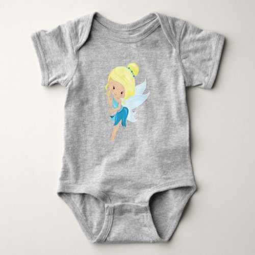 Cute Fairy Magic Fairy Forest Fairy Blonde Hair Baby Bodysuit