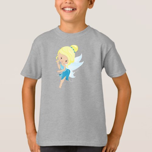 Cute Fairy Magic Fairy Forest Fairy Blonde Hair T_Shirt