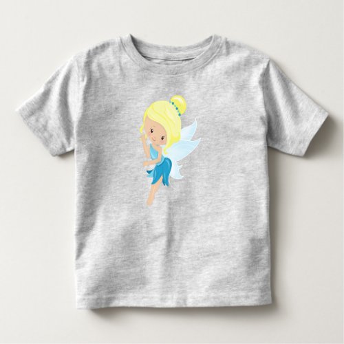 Cute Fairy Magic Fairy Forest Fairy Blonde Hair Toddler T_shirt