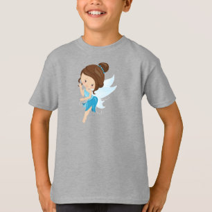 Cute Fairy, Magic Fairy, Forest Fairy, Brown Hair T-Shirt