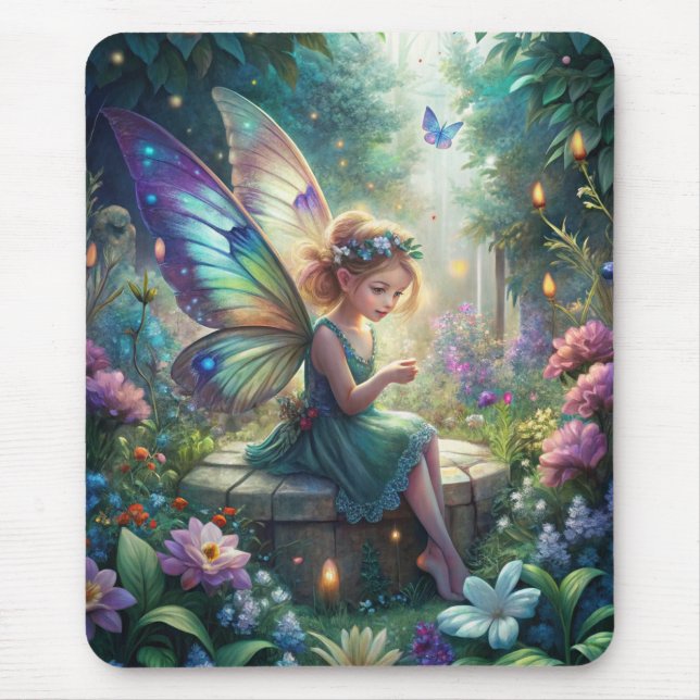 Cute Fairy  Mouse Pad (Front)