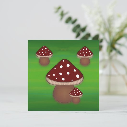 Cute Fairy Mushroom  (Standing Front)