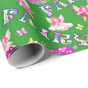 fairy wrapping paper