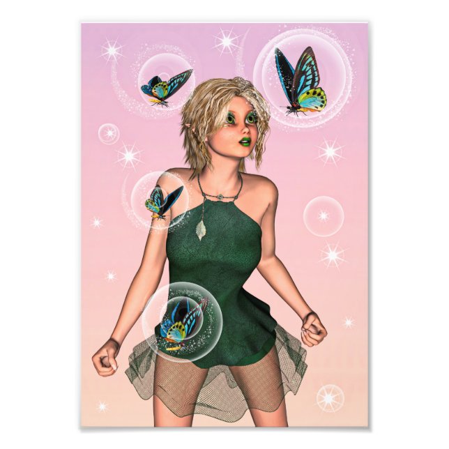 Cute Fairy Photo Print (Front)