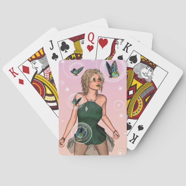 Cute Fairy Poker Cards (Back)