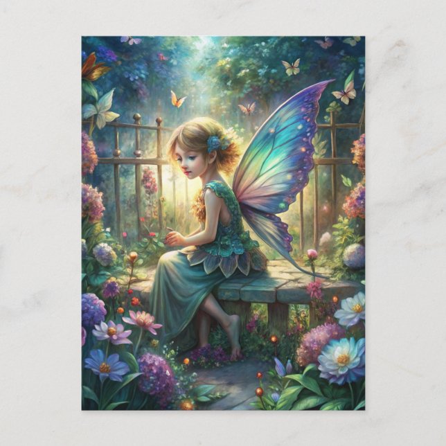Cute Fairy  Postcard (Front)