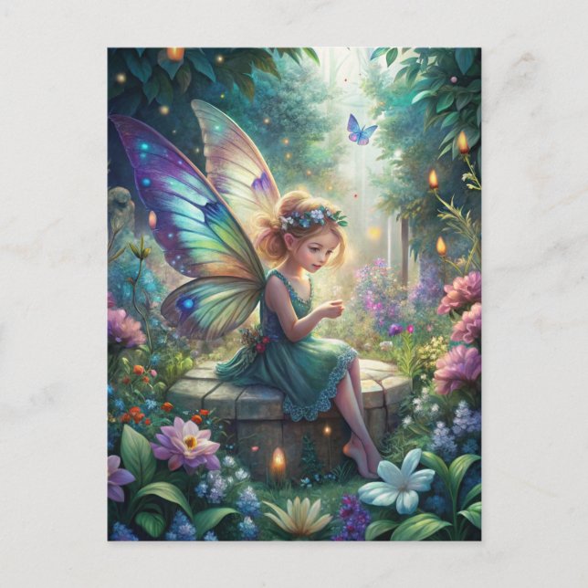 Cute Fairy  Postcard (Front)