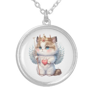 Cute Fairy Princess Cat Necklace