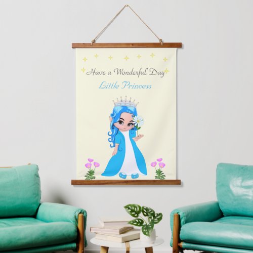  Cute Fairy Princess Girl Birthday Hanging Tapestry