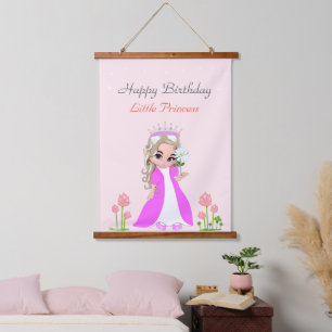 Cute Fairy Princess Girl Birthday Party Hanging T Tapestry