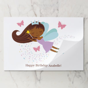 Cute Fairy Princess Girls Birthday Paper Pad