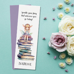 Cute Fairy Quote Books Bookmark