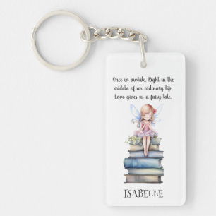 Cute Fairy Quote Books Keychain