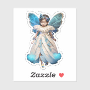 Cute fairy sticker