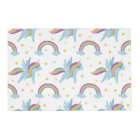 Cute Fairy Unicorn + rainbows white background