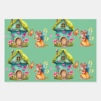 Cute Fairy Variety Wrapping Paper