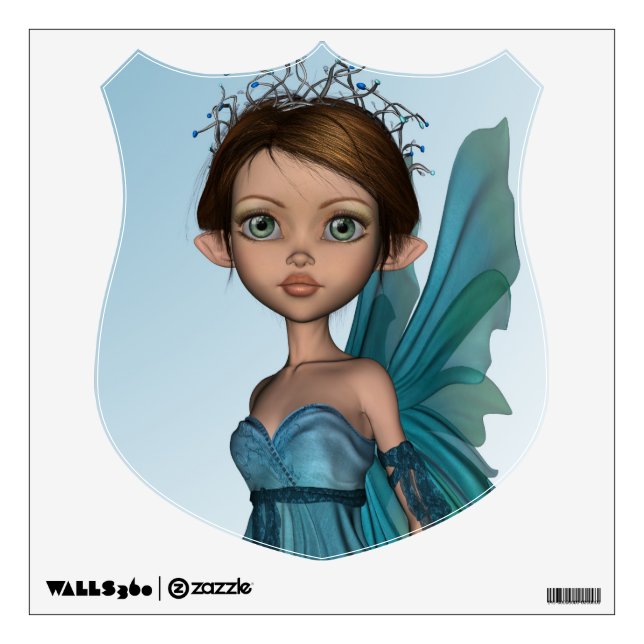 Cute Fairy Wall Sticker (Front)