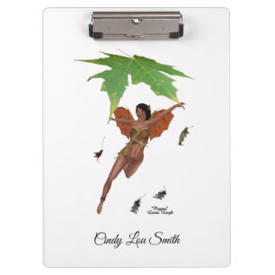 Cute Fairy With Brown Wings Clipboard