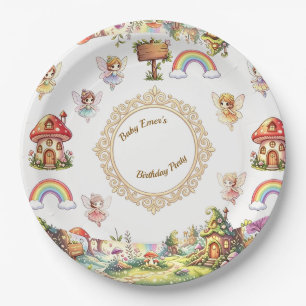 Cute Fairyland Magic Paper Plate