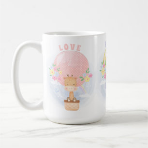 Cute Faith Hope Love Safari Jungle Balloon Coffee Mug