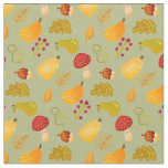 Cute Fall Autumn Pattern Fabric