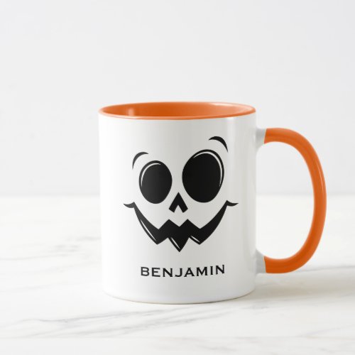  Cute Fall Halloween Jack O Lantern Pumpkin Mug