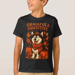 Cute Fall Pumpkin Autumn Dog Lover Tee