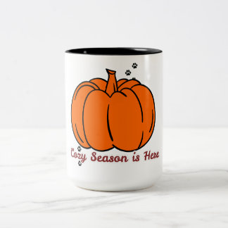 Cute Fall Pumpkin Coffee Mug | Cozy Season Autumn