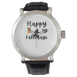 Cute Fall season Happy Fallidays Thanksgiving Hall Watch