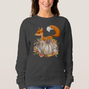 cute Fall Seasonal fox Sweatshirt