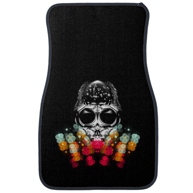 Cute Fall Spider with Dewdrop Hat Car Floor Mat (Front)