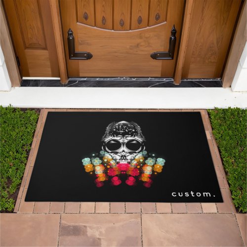 Cute Fall Spider with Dewdrop Hat Doormat