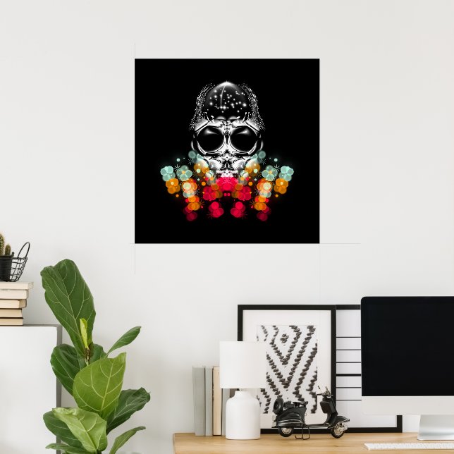 Cute Fall Spider with Dewdrop Hat Poster (Home Office)