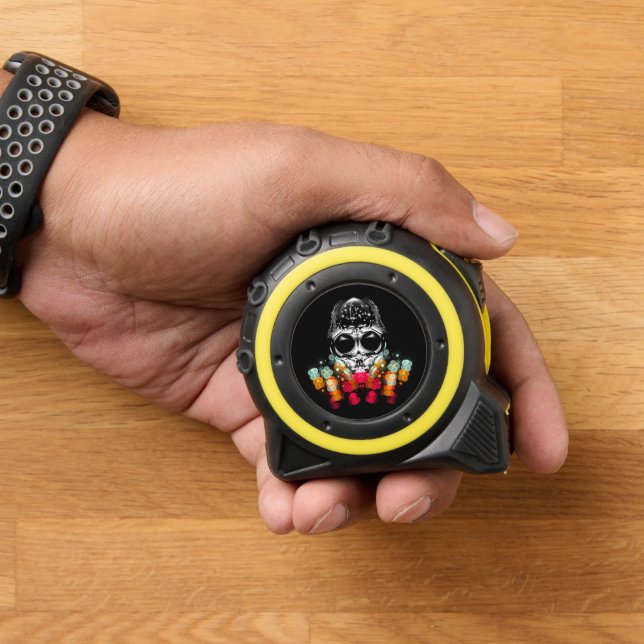 Cute Fall Spider with Dewdrop Hat Tape Measure (Home)