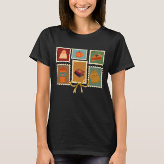Cute fall stamp Aesthetic T-Shirt