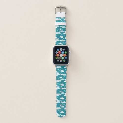 Cute Falling Stars  Clouds Pattern Apple Watch Band