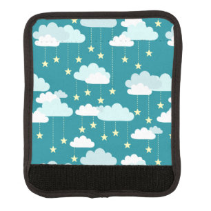 Cute Falling Stars & Clouds Pattern Luggage Handle Wrap