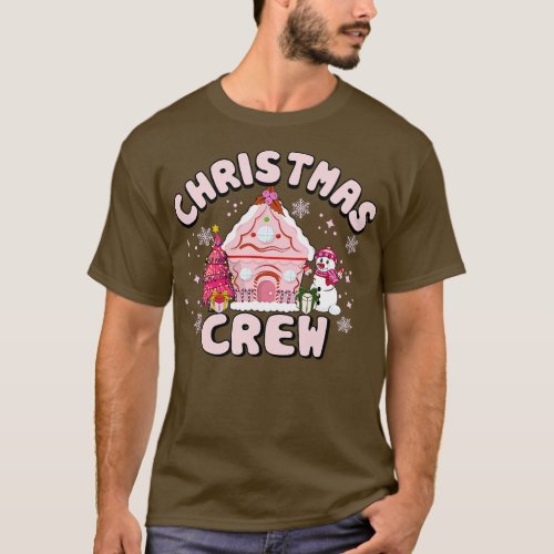 Cute Family Christmas Crew Matching Pajama Gift 4 T_Shirt