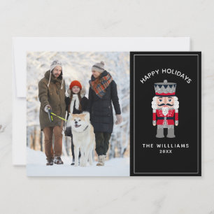 Cute Family Christmas Photo Hoiday Nutcracker Card