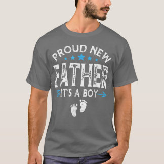 Cute Family Gender Reveal Proud New Father It's A  T-Shirt