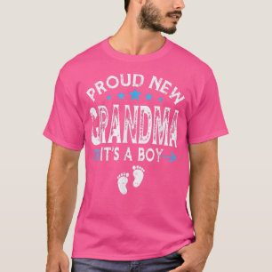 Cute Family Gender Reveal Proud New Grandma It's A T-Shirt