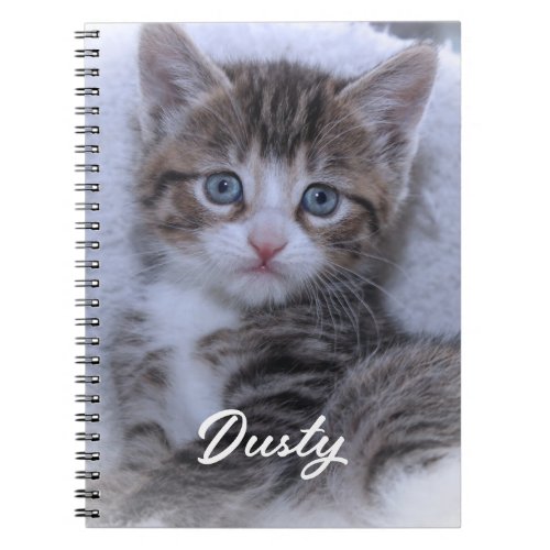 Cute Family Kitten Photo Notebook