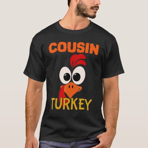 Cute Family Matching Cousin Turkey Boy Brother Tha T_Shirt