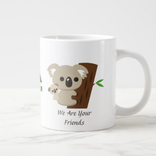 Cute Family Mother Koala Bear With Baby Giant Coffee Mug