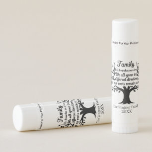 Cute Family reunion add name year Lip Balm