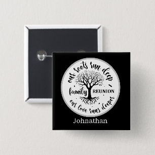 Cute Family reunion party add name Button