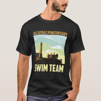 Cute Fancy Alcatraz Penitentiary Swim Team Hoodie T-Shirt